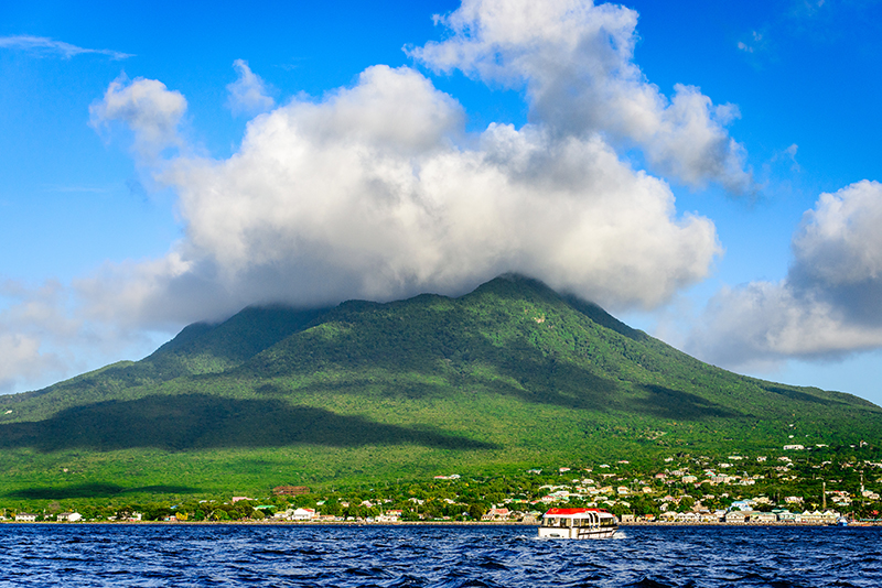 Nevis Peak Volcano
